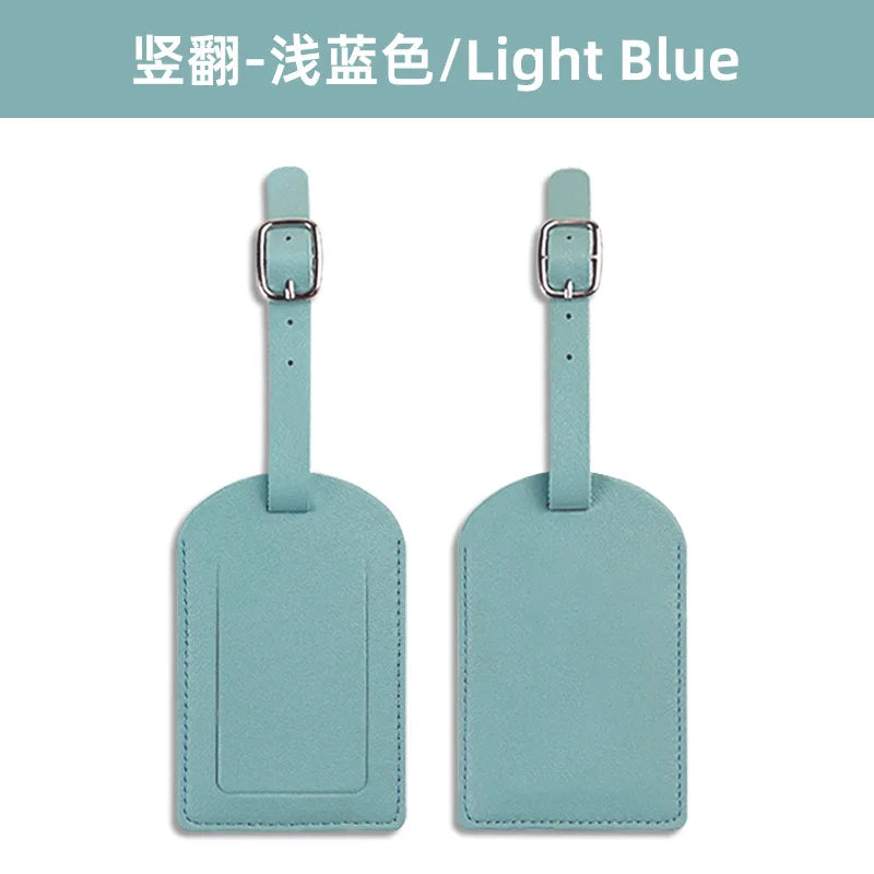 Travel Engrave Initials Luxury Luggage Tag Holiday Business Trip Suitcase Label Handbag Charm Custom Name Wholesale Wedding Gift
