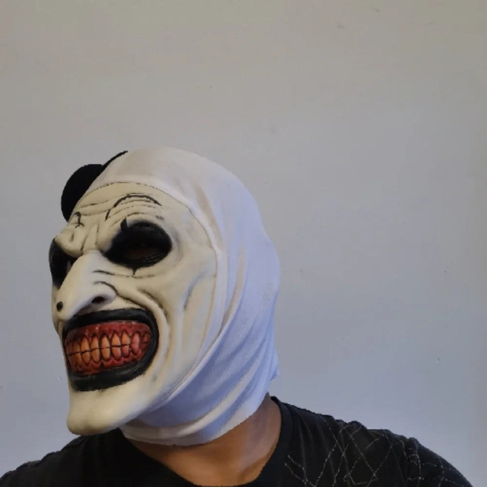 Latex Scary Cosplay Mask Realistic Unisex Halloween Clown Bloody Props Party Costume Ghost House Prop High Quality Clown Mask