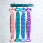 Body Silicone Back Brushes Bath Towels Scrubber Rubbing Sponge Peeling Massage Shower Belt Extended Skin Clean Removal Brushes