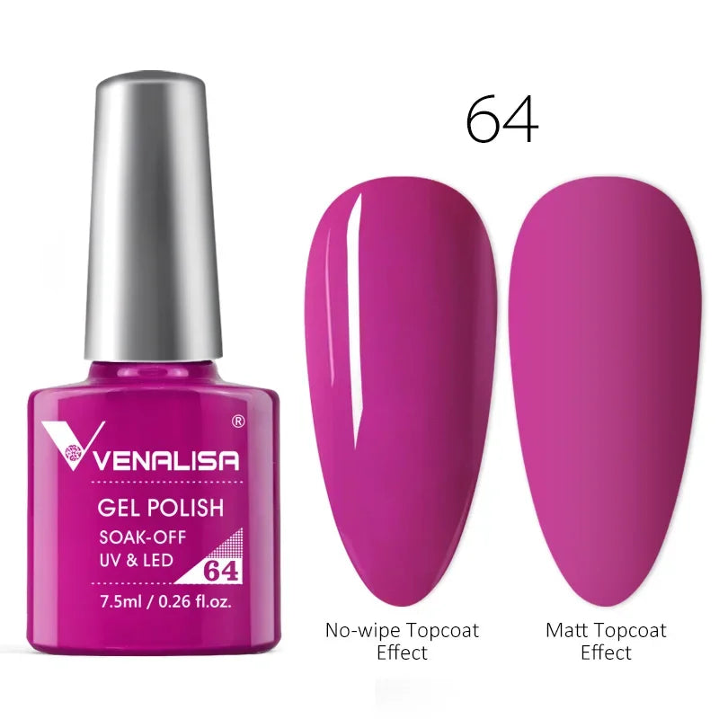 Venalisa Neon Gel Polish Varnishes Hybrid Nails For Manicure 7.5ml Semi Permanent Soak off Enamel Gel Polish UV Nail Gel Polish