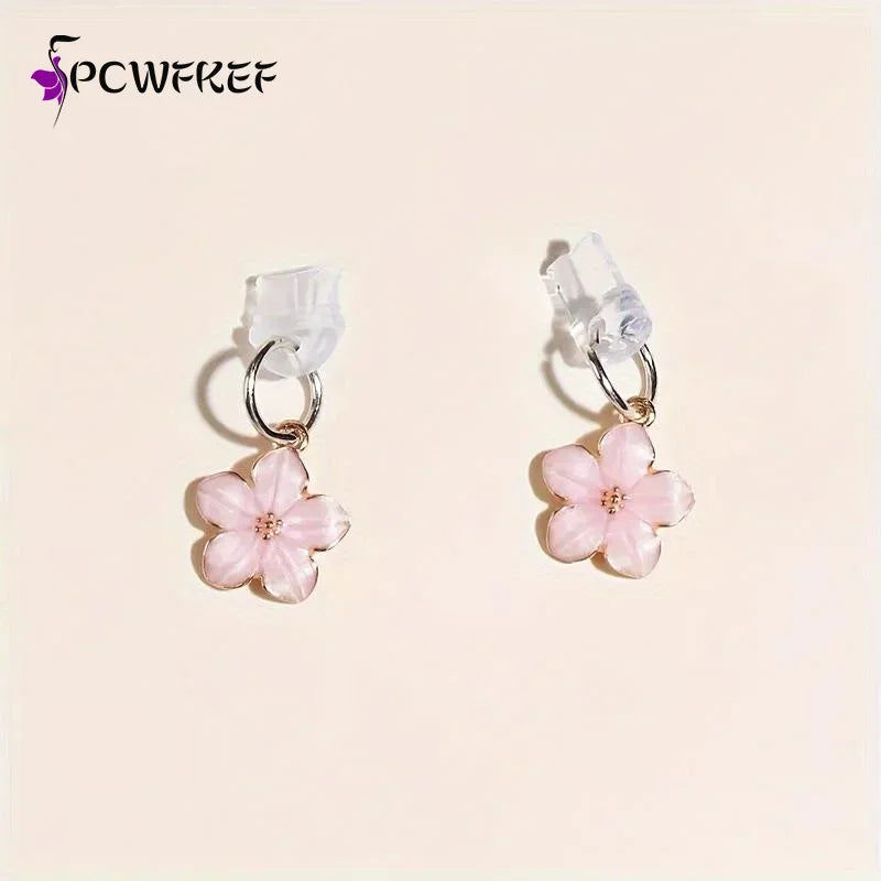 Sakura Flowers Phone Dust Plug Accessories Decoration Hanging Pendant For Phone Charging Port