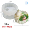 Creative Rabbit Milk Pudding Silicone Mold Custard Mold Cute Cartoon Jelly Cake Cake Mold Cake Decoration Baking Bakery Tool