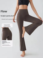 Flares Yoga Pants for Women High Waist Bootcut Workout Leggings Tummy Control Fitness Gym Leggings