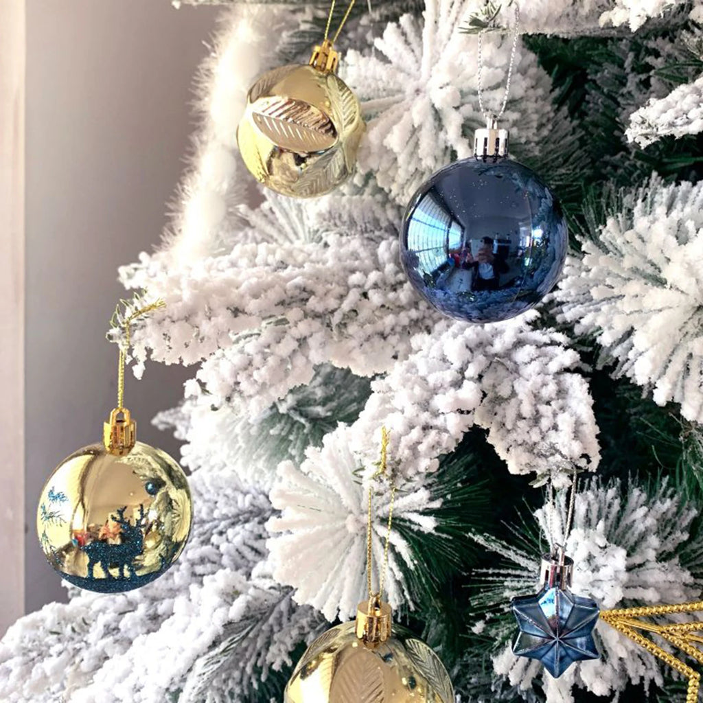 Christmas Balls Ornament Set Xmas Tree Hanging Pendant 2024 Christmas Decoration for Home New Year Gift Navidad Decors