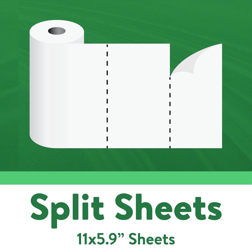 Holiday Bulk Savings | Large Capacity Value Pack | Great Value Ultra Strong White Paper Towels Premium 2-ply durable and highly absorbent household cleaning towels