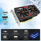 AIBOMAN Video Card GTX1660Ti 6GB GDDR6 192Bit 1530MHz GPU PCI-E 3.0 HDMI DP DVI Output Gaming Graphics Cards