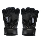 Unisex Sparring Punching Gloves Wear Resistant 3cm Thickened Punching Bag Gloves Fingerless for Boxing Kickboxing Muay Thai MMA