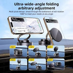 Newest 360 Degree Rotating Magnetic Mobile Phone Holder Vacuum Suction Cup Strong Magnetic Adsorption Car Phone Stand