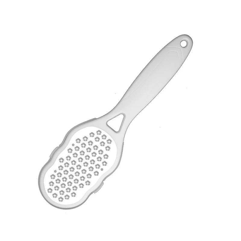 [Professional Foot File] Heavy-Duty Stainless Steel Pedicure Tool | Non-Slip Ergonomic Handle | Dead Skin Remover for Feet