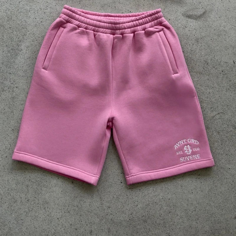 2026 Spring New Shorts Set Summer Casual T-shirt Sportswear Two Piece Set Loose Pocket Zipper Sportswear Shorts Set