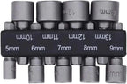 9/14pcs Hex Socket Sleeve Nozzles Nut Driver Set 5mm-13mm Screwdriver Set Tool Wrenches for Home Repair And Maintenance