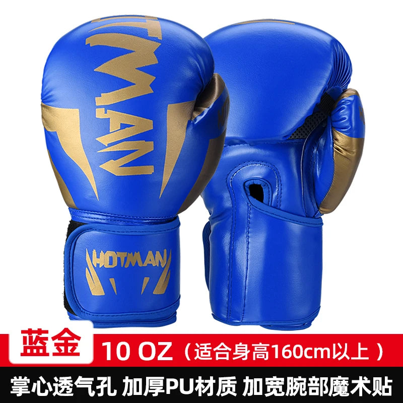Professional Boxing Gloves for Adults & Kids MMA Sanda Training, Combat-Proven Punching Bag Mitts with Impact Protection for Men
