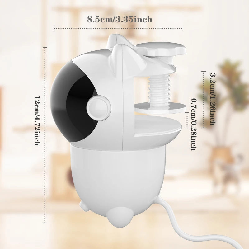 Interactive Smart Cat Toy, LED Laser Indoor Pet Toy Accessories (Suitable for Cats and Dogs), Automatic Cat Toy