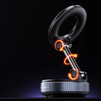 Upgraded 360° Vacuum Magnetic Phone Holder, Magnetic Car Phone Mount, Hands-Free Suction Cup Phone Holder for Car/Gym/Mirror
