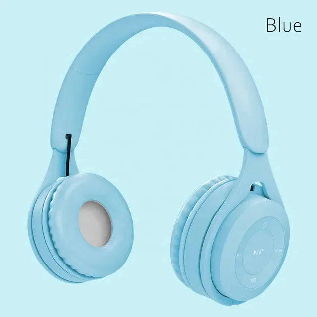 Stereo Y08 Headset 5.3 Bluetooth Headset Folding Wireless Sports Earphone Gaming Headsets Over-ear Headphones for Android ios