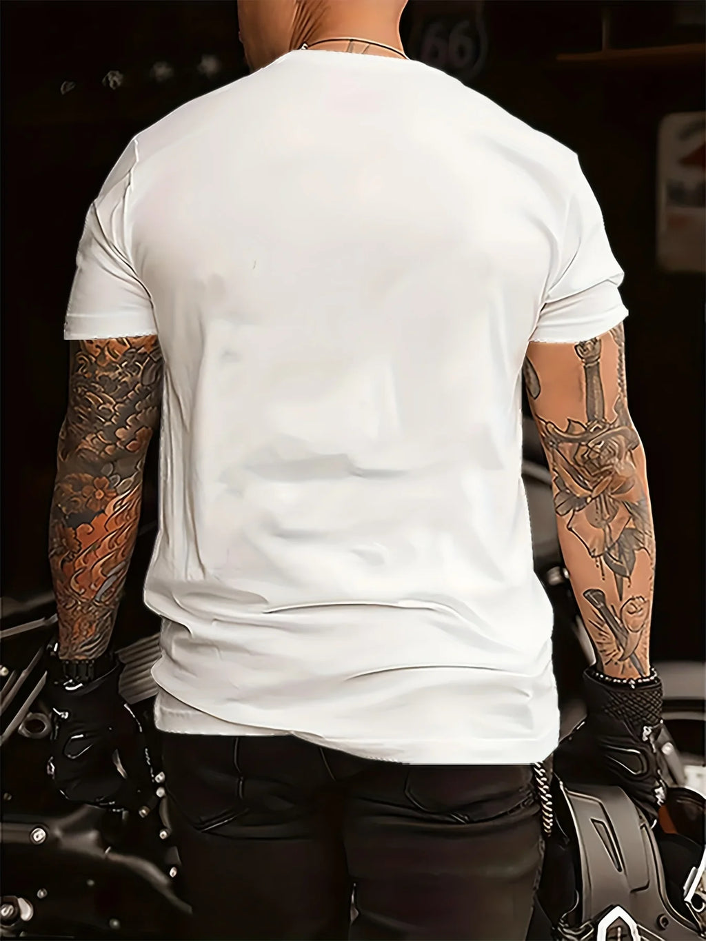 New Summer Men's Fashion T-Shirt with Letter Print, Short Sleeve, Casual Sports Crew Neck, 100% Cotton
