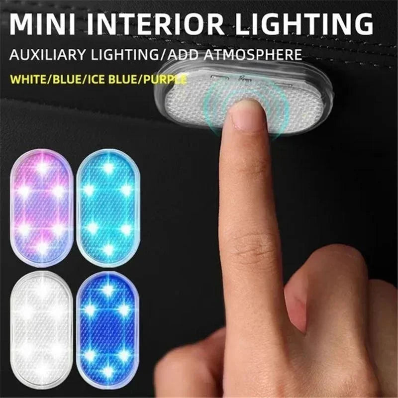 Wireless Led Lights for Car Interior, Car Led Lights Interior, USB Rechargeable Automotive Neon Accent Light Decorative Lamps