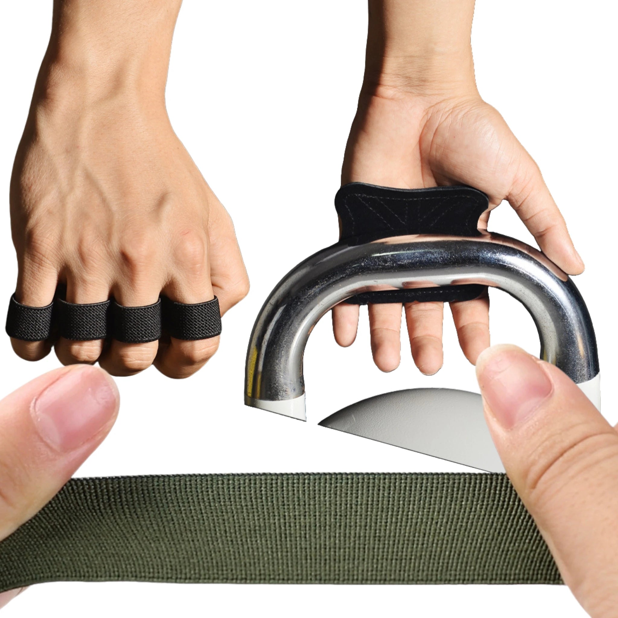 Leather Weight Lifting Training Gloves Palm Protection Women Men Fitness Sports Gymnastics Grips Pull Ups Weightlifting Workout