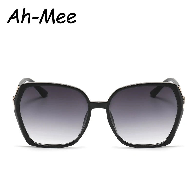 Fashion Large Frame Square Sunglasses Women Trendy Style Sun Glasses For Lady Shades Gradient Oculos UV400 Streetwear Eyewear