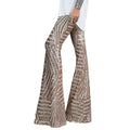 European Summer Wide Leg Flared Pants, Elegant Slim Fit Bootcut Trousers, Versatile Long Pants for Women