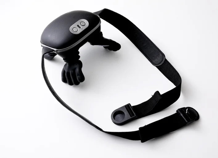 Bionic Shiatsu Neck Massager with Heat 3-Speed 4D Kneading Massage Pillow for Shoulders Back Muscle Tension Relief
