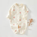 0-12M Cotton Newborn Baby Girl Boy Romper Print Infant Jumpsuit Casual New born Clothes For Girls Boys Spring Autumn Clothing