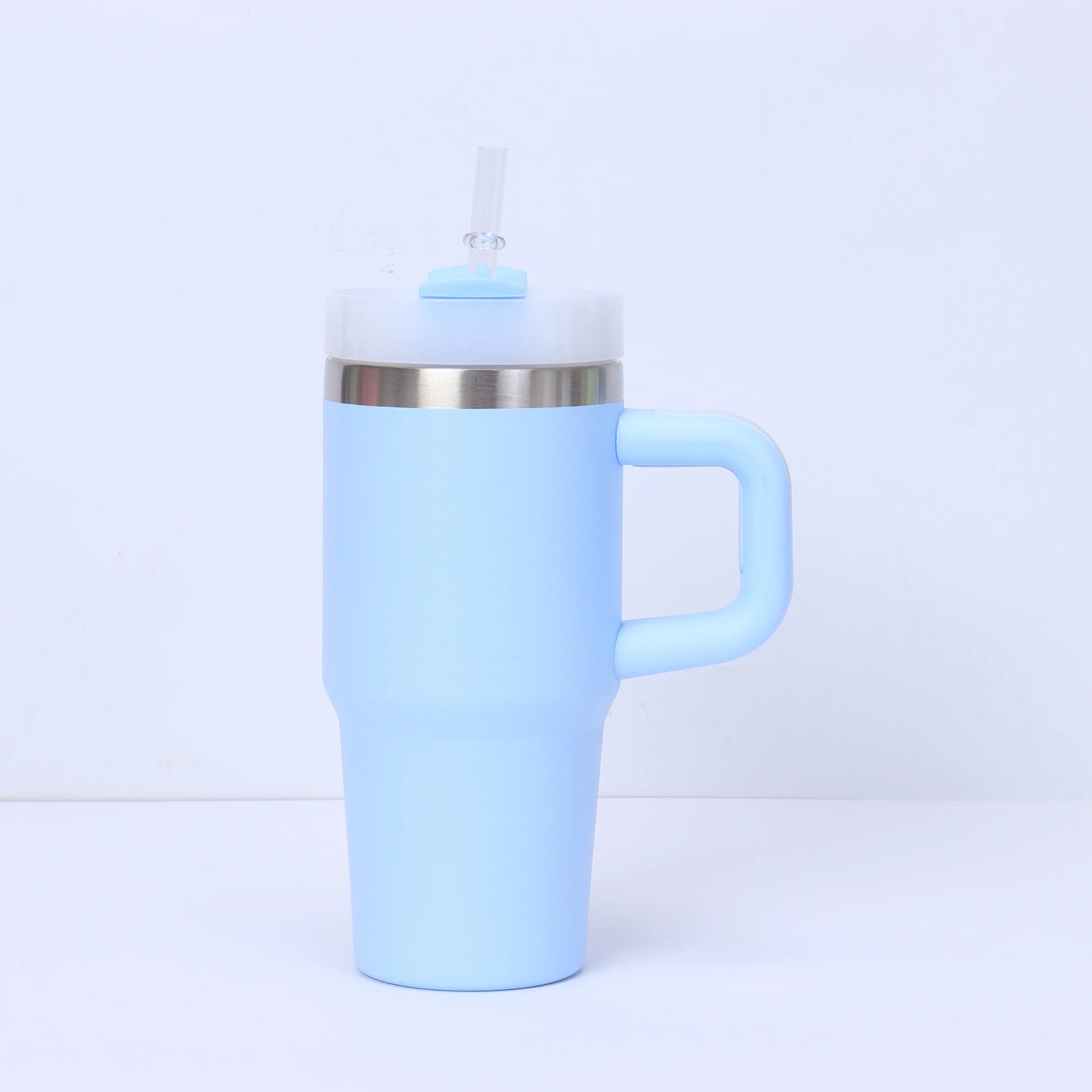 Mini 14oz Stainless Steel Tumbler Insulation Coffee Cup Water Bottle Mug With Straw In-Car Vacuum Flasks Mug For Holiday Gifts