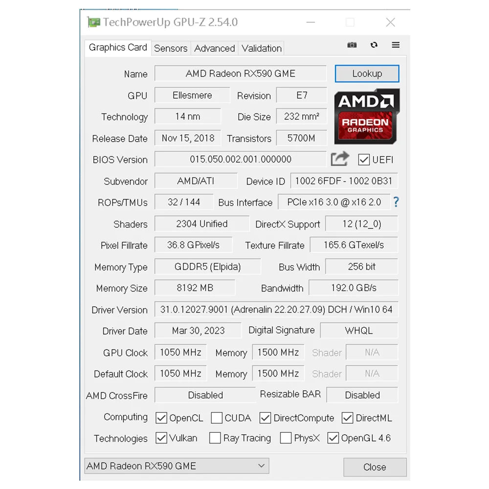 SOYO AMD RX 590 8GB Placa De Video Gaming Graphics Card GDDR5 256Bit PCI Express 3.0 ×16 6Pin Radeon GPU rx590 Series
