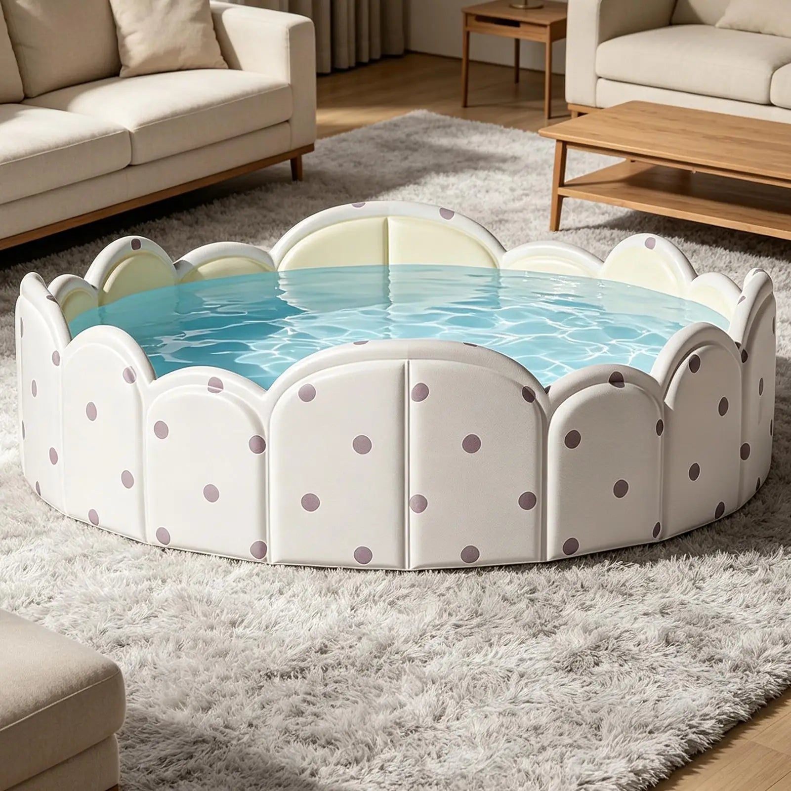 Foldable Pet Pool Non Inflatable Portable Bathtub Puppy Pool for Kids Pet Indoor Outdoor Play Backyard Beach Park Summer Travel