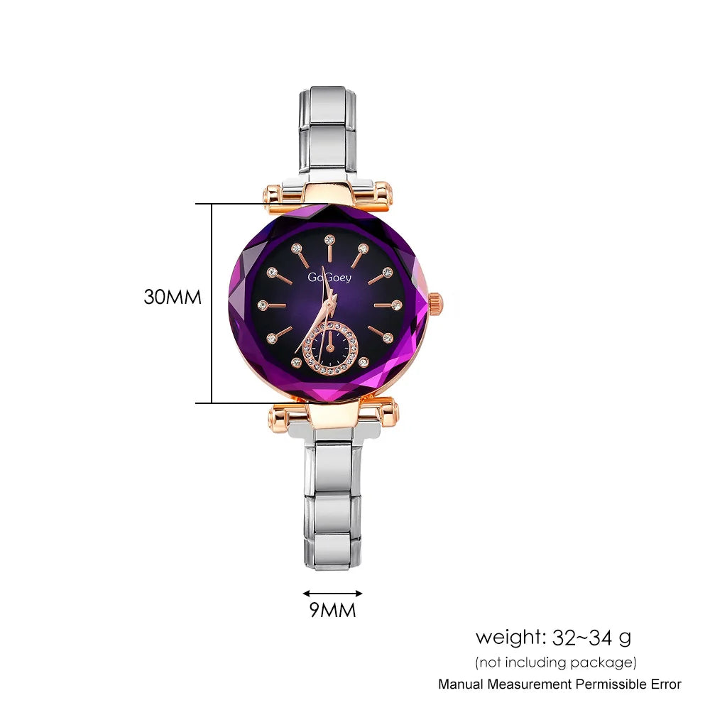 Design Luxury High Class Feeling Women Men Quartz Watch Stainless Steel Strap Width 9mm Trendy Trend Everyday Couples Gifts