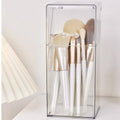 1pc makeup brush storage box, simple and transparent multifunctional makeup brush storage rack, simple, durable and practical