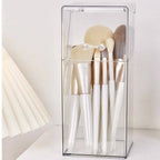 1pc makeup brush storage box, simple and transparent multifunctional makeup brush storage rack, simple, durable and practical