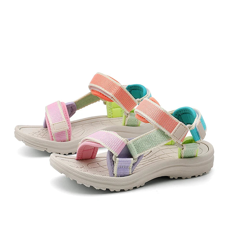 Summer Fashion Children's Girls Sandals Breathable Sport for Boys Casual Outdoor Beach Comfortable Kids Non-slip Student Shoes