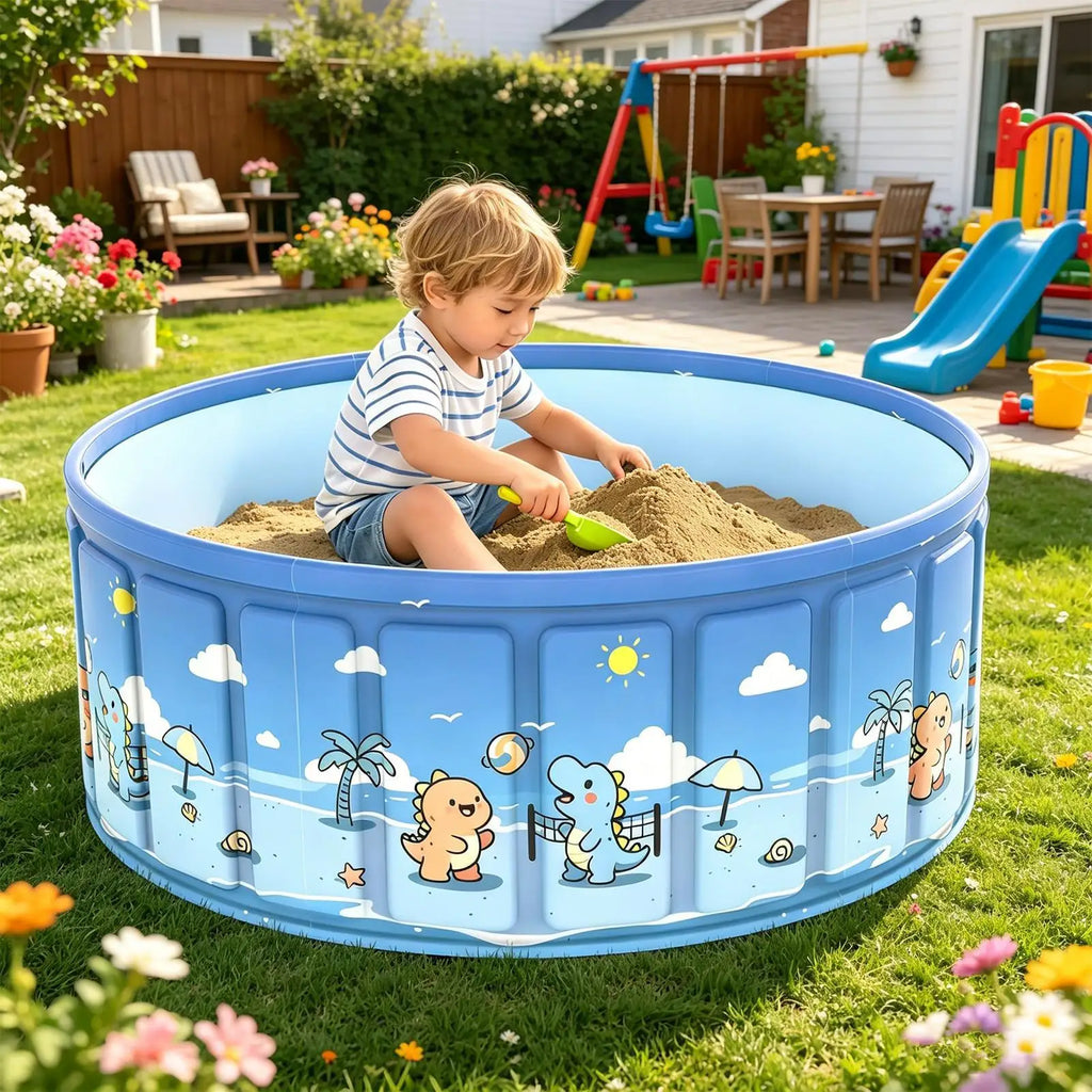 90/120/160cm Foldable Non-Slip Swimming Pool With Drain Hose Foldable Pool Outdoor Bath Tub Non-Slip Kid Pool Kiddie Water Pool