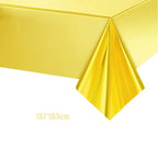 Gold Birthday Party Decorations Disposable Tableware Disposable Golden Plates Cups Kids Adult Wedding Bachelor Party Supplies