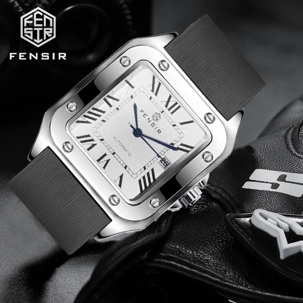 New Square Business Men's Watch in European, American, Japanese, and Korean Style, Party Gift Watch, Fashionable Casual Versatile Quartz Watch for Young Men, Students, and Socialites, the Best Gift for Him