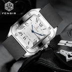 New Square Business Men's Watch in European, American, Japanese, and Korean Style, Party Gift Watch, Fashionable Casual Versatile Quartz Watch for Young Men, Students, and Socialites, the Best Gift for Him