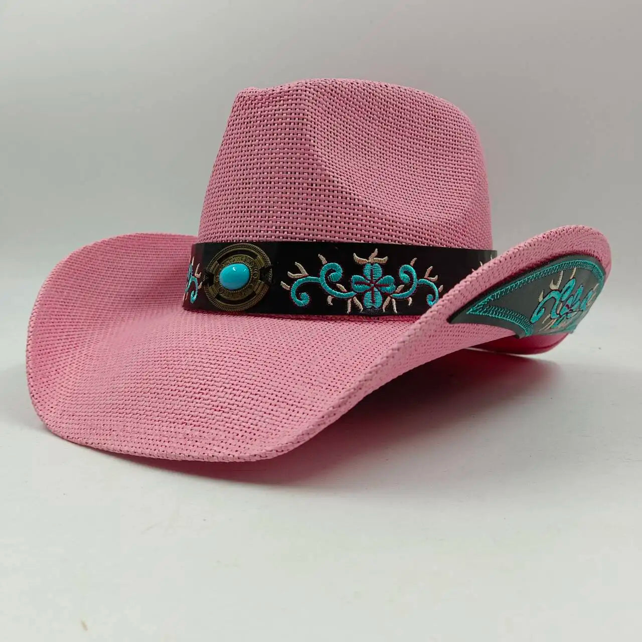 hats beach hat bohemian flat brim hat hand woven straw hat ladies summer vacation travel sun hat