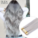 Synthetic Straight Tape In Hair Extensions 10pcs Natural Hair Extension 24inch For Women Invisible Double Sided Free Style