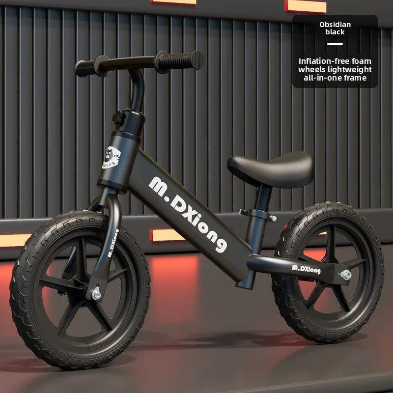 Children's balance bike without pedals, two wheeled scooter, bicycle, slide bike, toy, yo yo bike