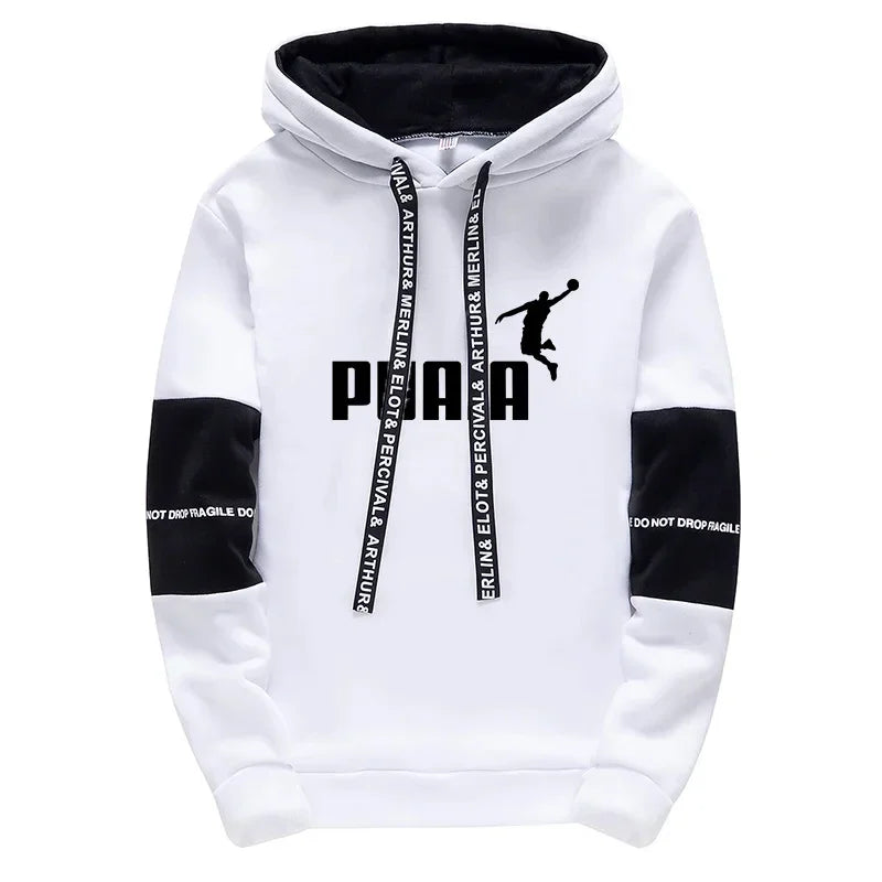 Hot Sales Mens Tracksuit Trend Printed Single Piece Sweatshirts Sweatpants Casual Hoodie Pants Office Home Quality Mens Clothing