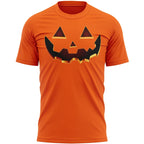 2025 Pumpkin Face T Shirt Men 3D Printing Halloween Short Sleeve Black Orange Tee Shirts Outfit Party Cosplay Costume T-shirt