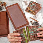 Large Thick Silicone Chocolate Bar Mold 1 Pack Easy Release DIY Stuffed Jelly Candy Bar Mold For Household Homemade Baking Mould