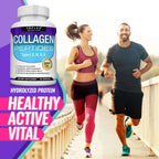 Premium Collagen Peptides Supplement 1500mg Collagen Peptides Complex for Hair, Nails, Skin, Bone & Joint Health - 90 Capsules