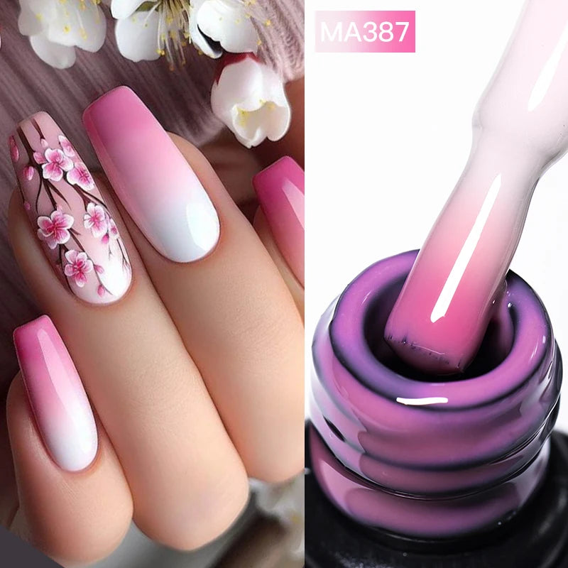 7ml Nude Rubber Base Gel, 68 Colors, DIY Nail Art Supplies Gel for Nails Design, UV LED Soak Off, Easy to Apply, Long Lasting