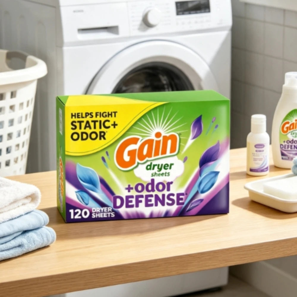 Super Fresh Blast Odor Resistant Dryer Sheets Anti-Static Laundry Softener Sheets 120 Count