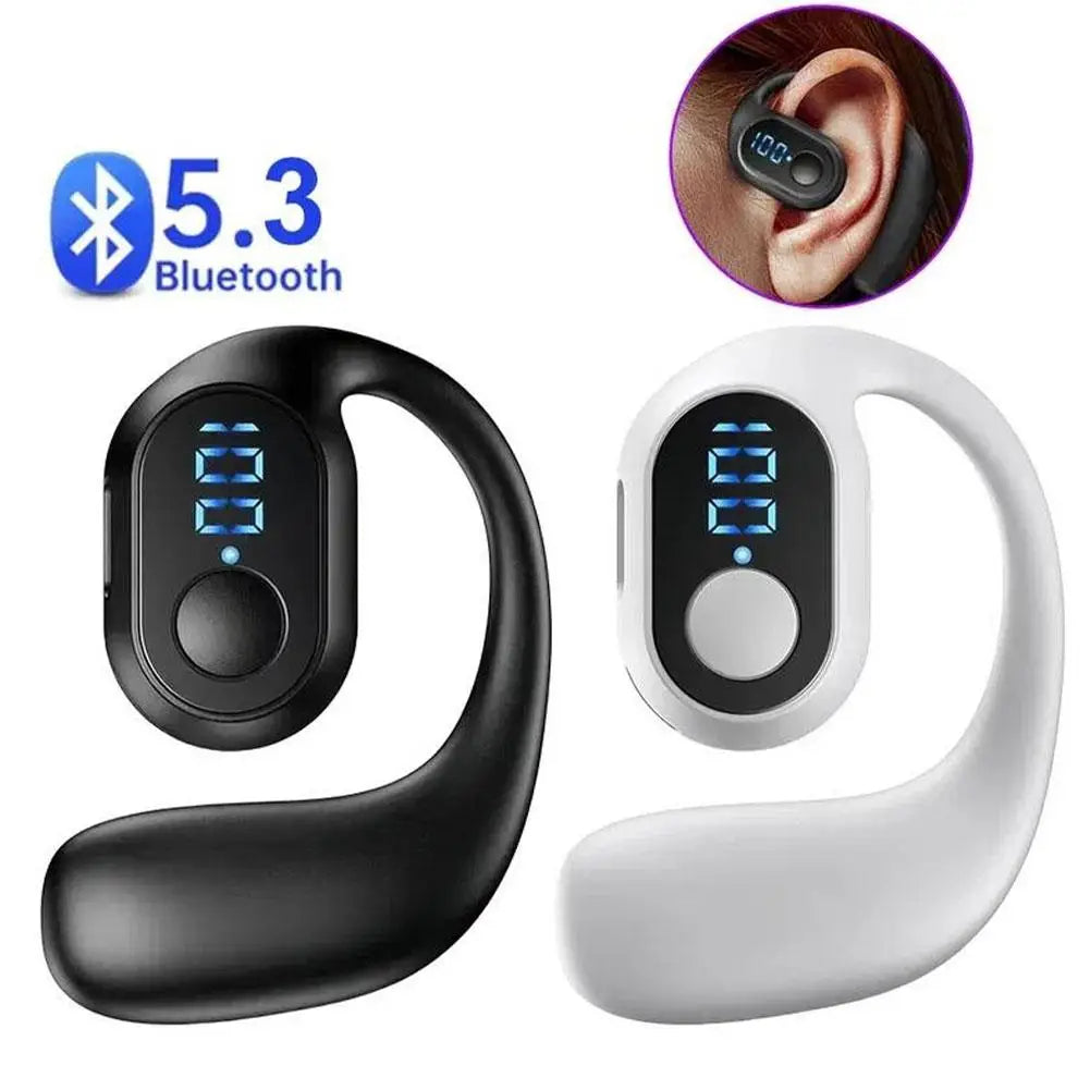1/2Earhooks Wireless Bluetooth 5.4 Headphones Gaming Sports Headset HiFi Stereo Noise Reduction Earbuds Earphone With Microphone
