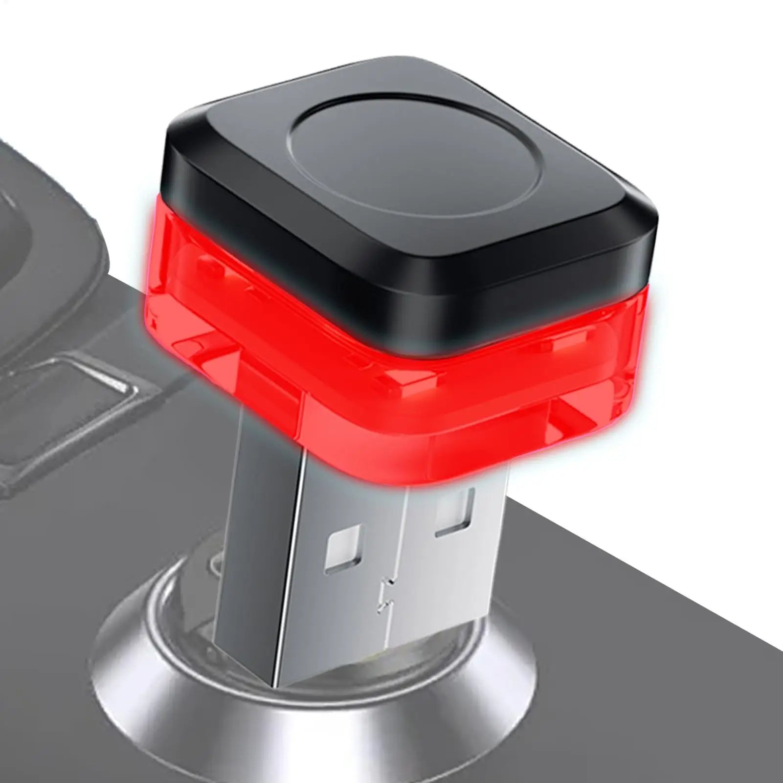 Car LED Lights Interior Wireless LED USB Car Light Ambient Light Wireless Multicolor Night Light Multiple Modes Interior Lighing