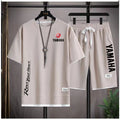 2026 Yamaha Racing Men's Sport Clothing Set Spring/Summer Short Sleeve T-Shirt & Sports Shorts Running Men's Athletic Wear