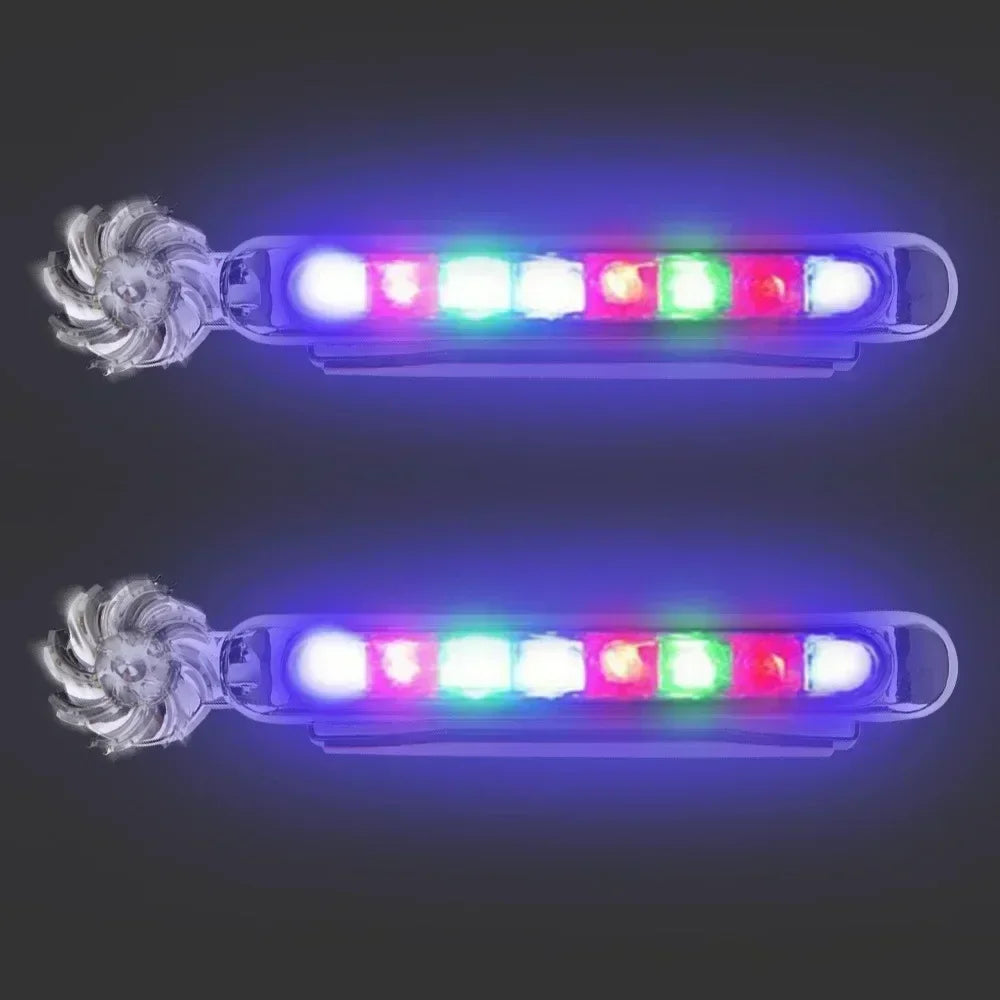 1/2Pcs Car LED DayTime Running Light Wind Powered LED Floodlights Auxiliary Lighting Motorcycle Lamp Automobile Day Headlight